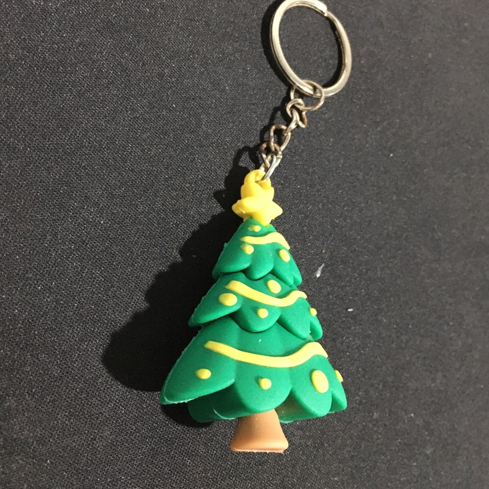 Christmas tree keychain pendant key holder